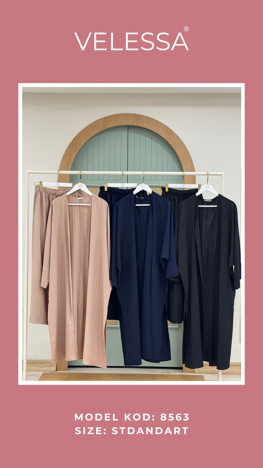 Textured Kimono Set