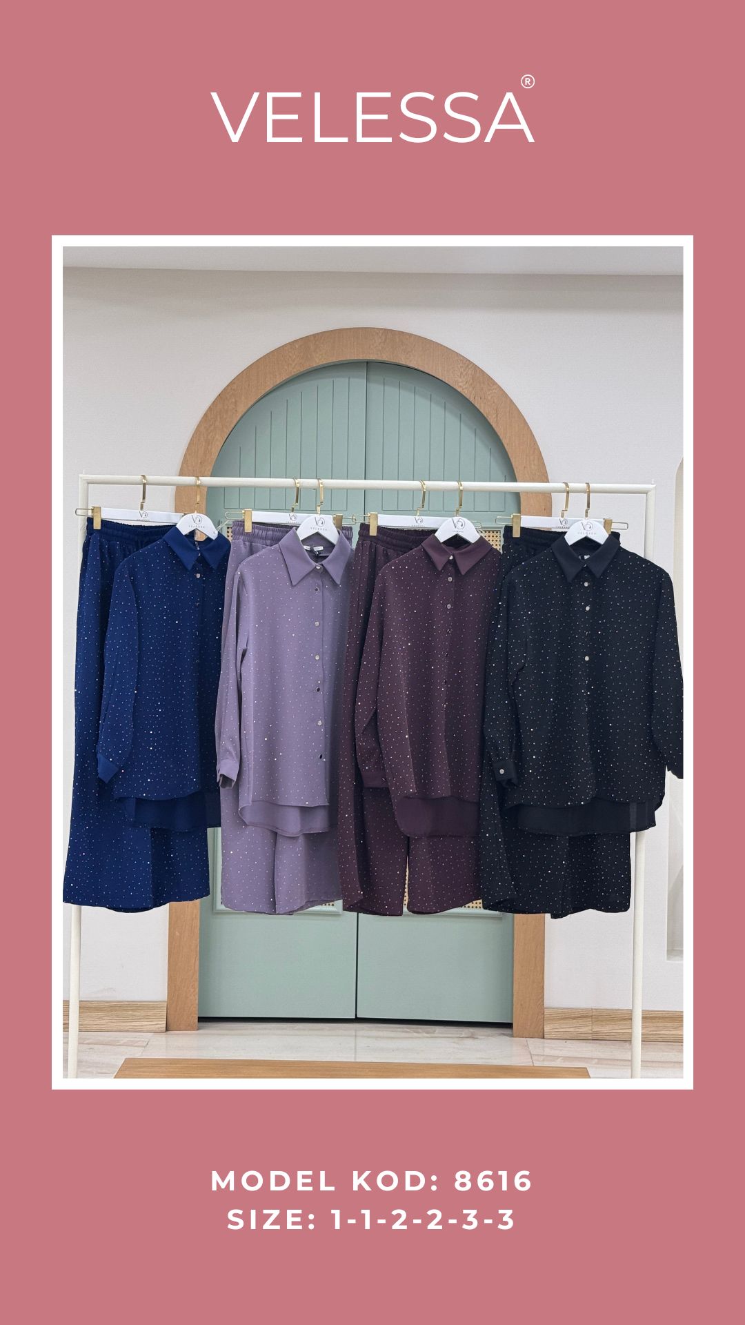 Sparkle Shirt & Skirt Set